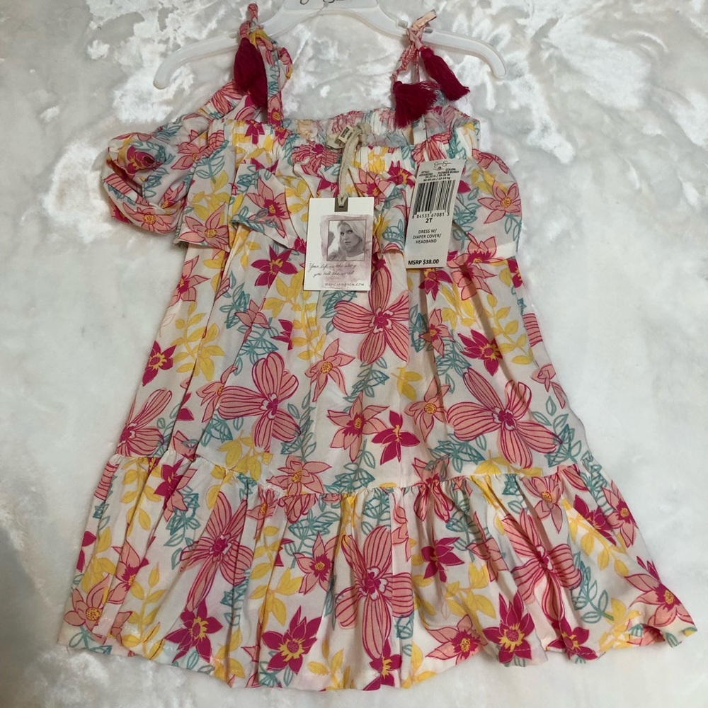 NWT Jessica Simpson Girls 2T Floral Dress